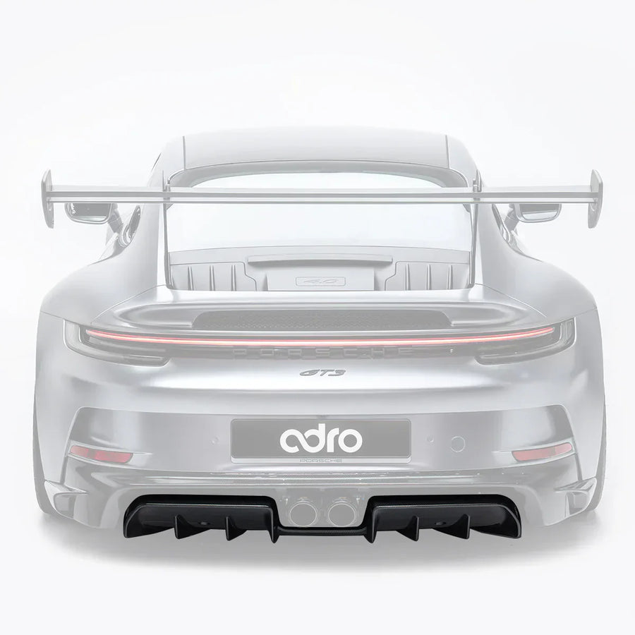 Adro Prepreg Carbon Diffuser voor Porsche 992.1 GT3