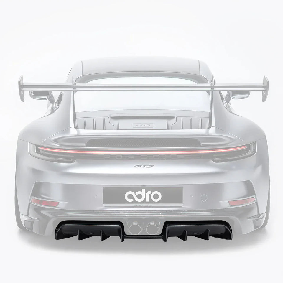Adro Prepreg Carbon Diffuser voor Porsche 992.1 GT3