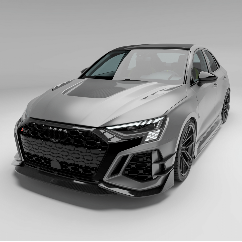 RevoZport Carbon Widebody Kit Sedan voor Audi RS3 8Y