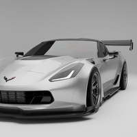 RevoZport Carbon Widebody Kit voor Chevrolet Corvette C7