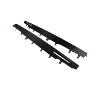 Carbon Side Skirts vlak model met vinnen voor BMW X5 G05