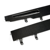 Carbon Side Skirts vlak model met vinnen voor BMW X5 G05