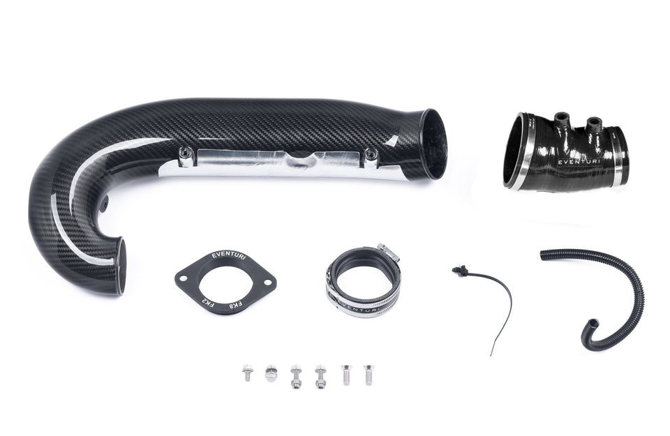 Eventuri Carbon Turbo Inlets voor Honda FK2 Oversized Carbon Turbo Tube