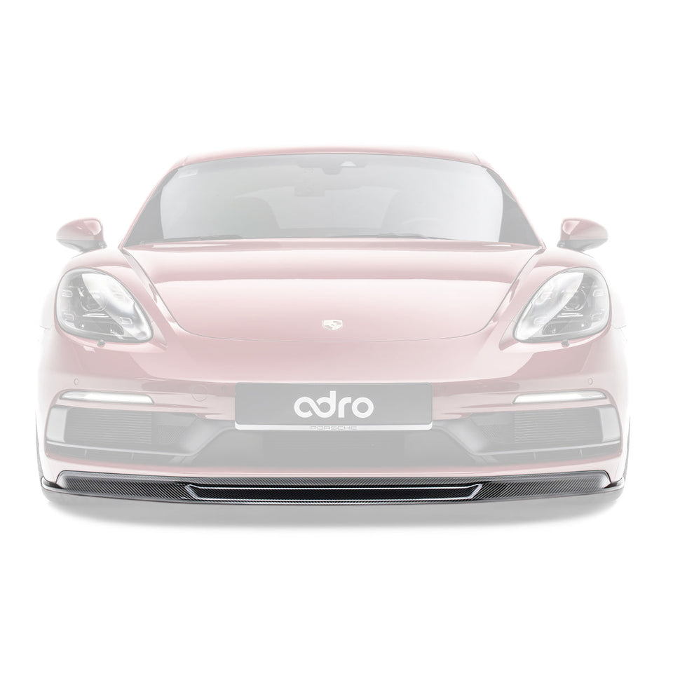 Adro Prepreg Carbon Front Splitter voor Porsche 718