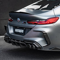 SOOQOO Carbon Diffuser voor BMW M8 Gran Coupe F93
