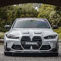 SOOQOO Carbon Trim voor BMW M3 / M3 Touring / M4 / M4 Cabrio G80, G81, G82, G83 (motorkap)