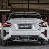 SOOQOO Carbon Vents voor BMW M2 G87 (achterbumper)