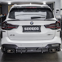 SOOQOO Carbon Diffuser voor BMW X3 G01 (LCI)