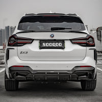 SOOQOO Carbon Vents voor BMW iX3 G08 (achterbumper)