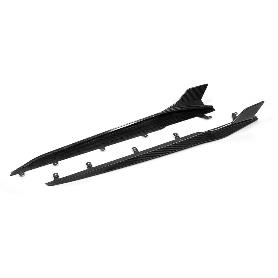 SOOQOO Carbon Side Skirts voor BMW M8 Gran Coupe F93