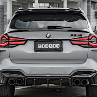 SOOQOO Carbon Spoiler voor BMW X3 / X3 M / iX3 F97, G01, G08 (kofferbakspoiler)