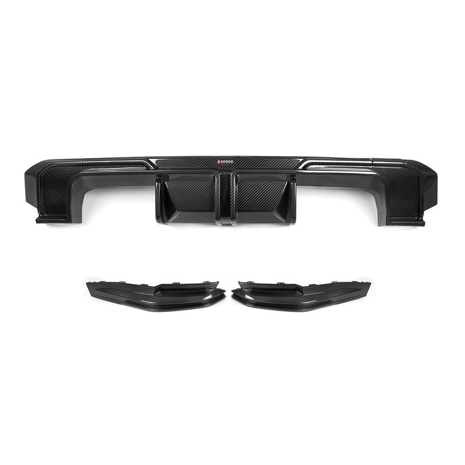 SOOQOO V1 Carbon Diffuser voor BMW M4 / M4 Cabrio G82, G83