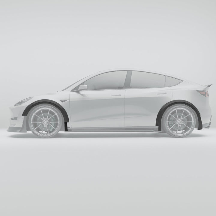 RevoZport Carbon Wielkast Trims voor Tesla Model Y 2021-2024