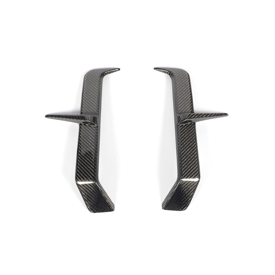 Carbon Canards met vinnen voor BMW 5 Serie / M5 G90, G99